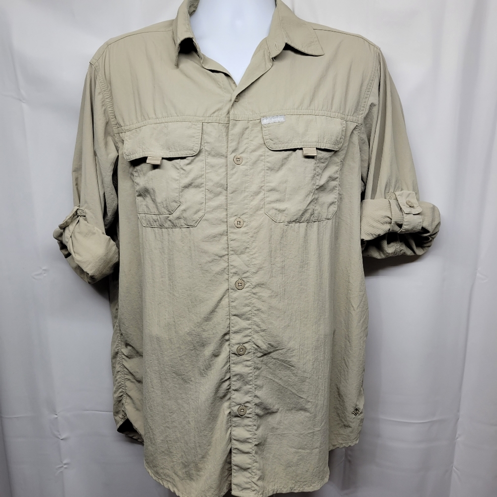Columbia Bahama button down men's medium